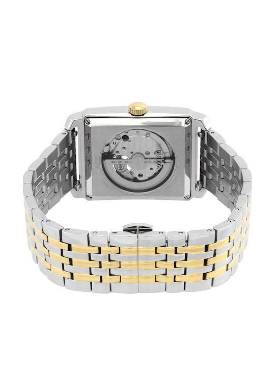 Bulova Sutton Damen Uhr Automatisch mit Silber Metallarmband