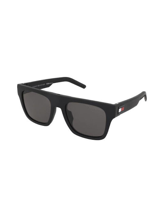 Tommy Hilfiger Sunglasses with Black Plastic Frame and Black Polarized Lens TH1976/S 003/M9