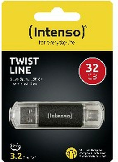 Intenso 32GB USB 2.0 Stick Γκρι