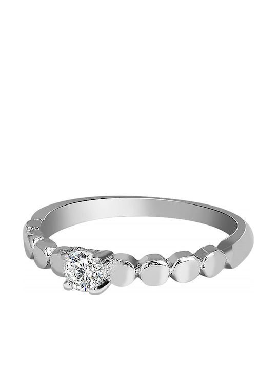 Akzent Ring with Zircon made of Steel