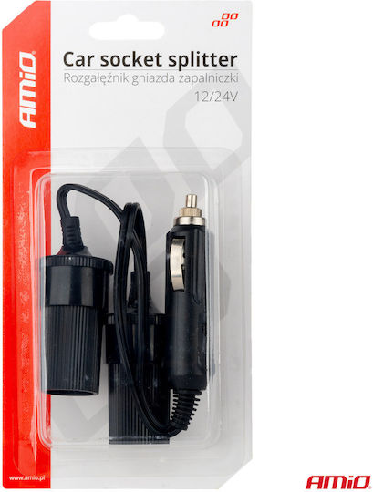 AMiO Car Cigarette Lighter Adapter 12V - 24V