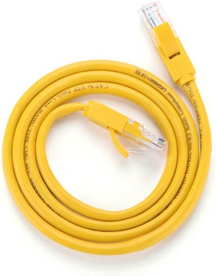 Ugreen U/UTP Cat.5e (Gigabit) Cablu De Rețea Ethernet 10m Galben