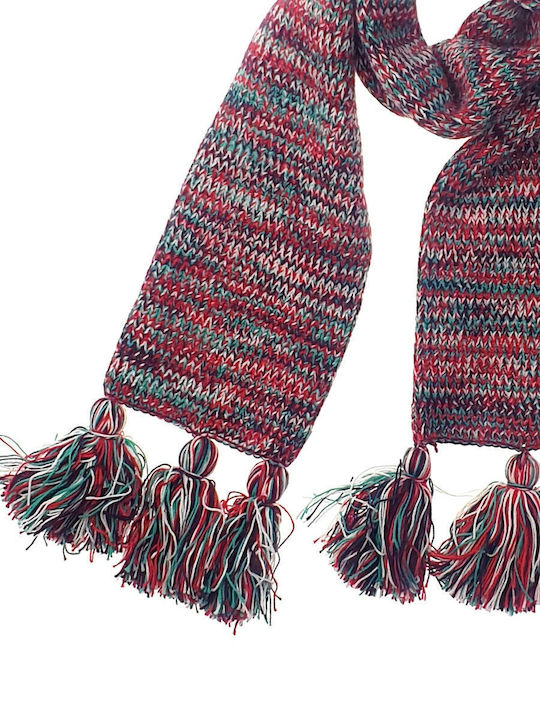 Kids Knitted Scarf Multicolour