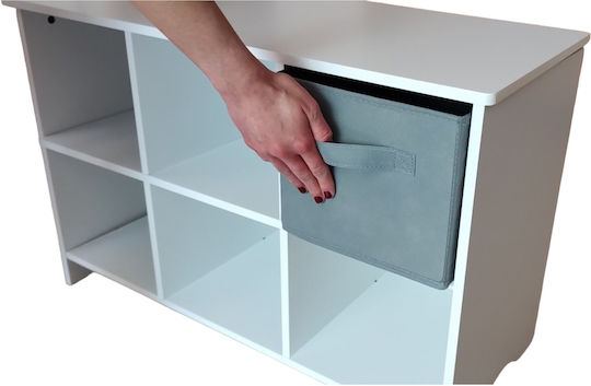 Система за съхранение на играчки Сив 79x36x51см 1бр