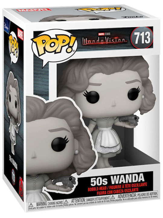 Funko Pop! Marvel: Wanda 50s Bobble-Head