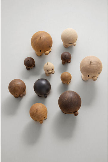 Hoptimist Bimble Decorative Figure Wooden Small Oak