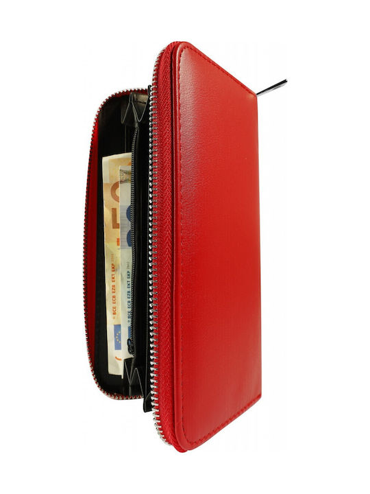 Large Women's Wallet Classic Red