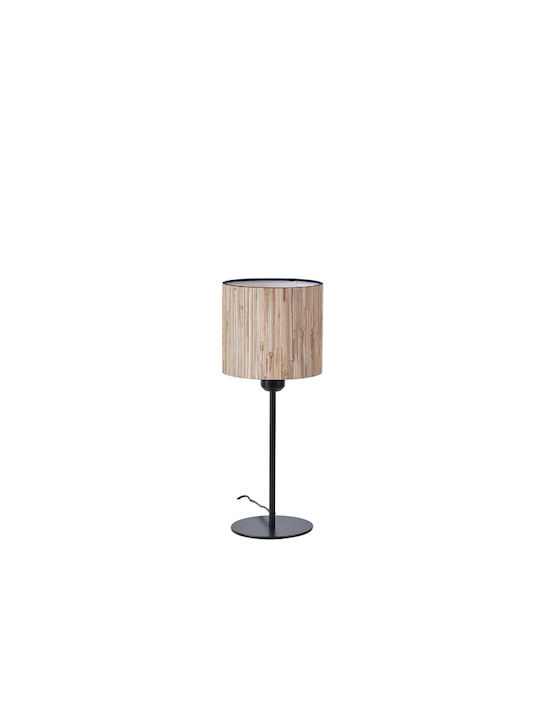 Eurolamp Table Lamp for Socket E27 with Beige Shade and Base