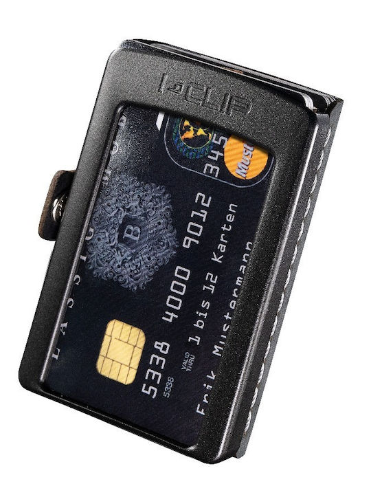 Комплект Кожен Мъжки Портфейл с RFID Черен