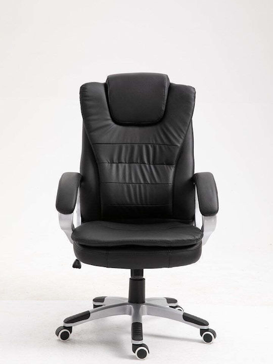 Active Jet Office Chair Massage with Recline and Adjustable Arms Black