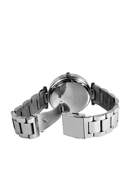 Raptor Women's Watch with Silver Metal Bracelet