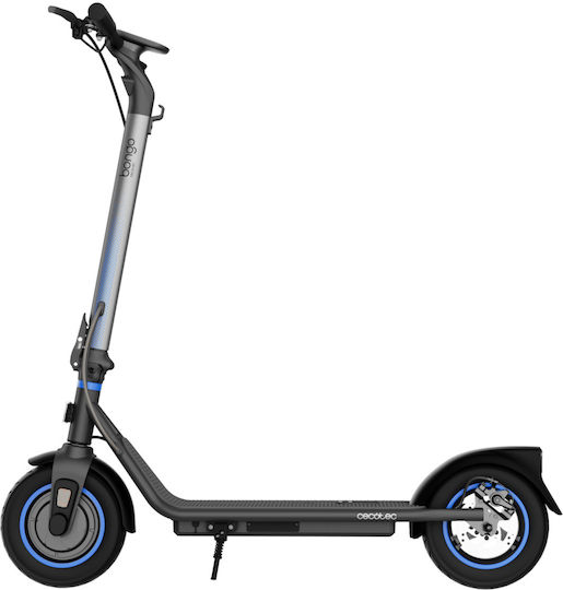 Cecotec Bongo D20 XL Connected Ηλεκτρικό Πατίνι με 20km/h Max Ταχύτητα και 20km Αυτονομία σε Μαύρο Χρώμα