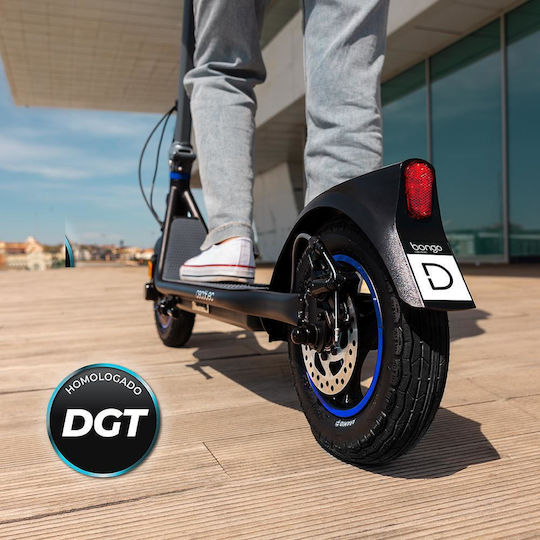 Cecotec Bongo D20 XL Connected Ηλεκτρικό Πατίνι με 20km/h Max Ταχύτητα και 20km Αυτονομία σε Μαύρο Χρώμα