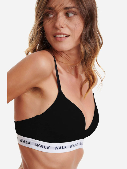 Walk Women's Bralette Bra Black