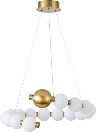 Eurolamp Trea Deckenleuchte Bronze LED mit Warmen Weiß Licht 53x15x124cm