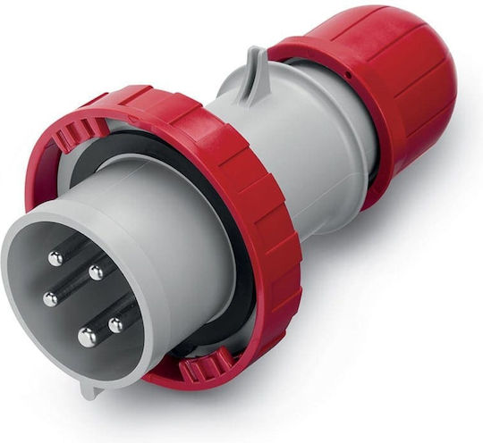 Redled Male Industrial Socket 22658