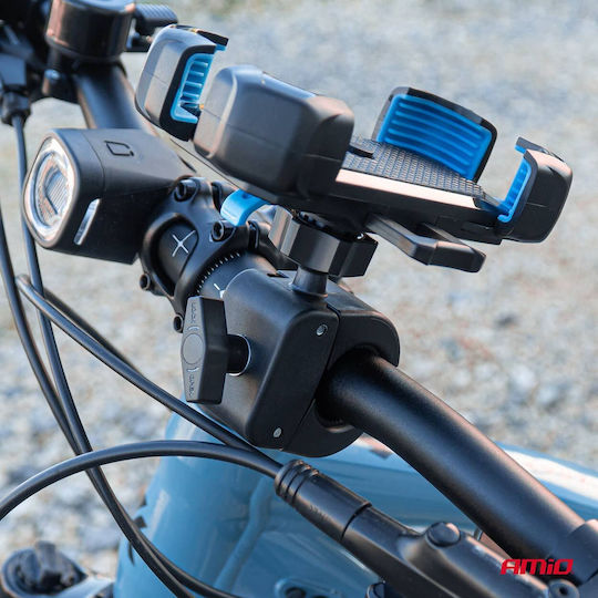 AMiO Mount Phone Motorcycle with Adjustable Arm for Steering Wheel