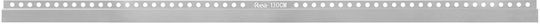 Μπροστινή Λωρίδα Δίσκου Ντους 130cm Brush Nickel