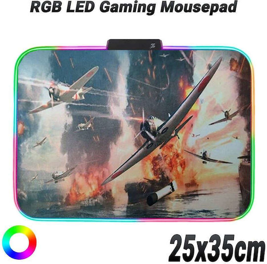 Gaming Mouse Pad with RGB Lighting USB Gray 250mm 1124.063