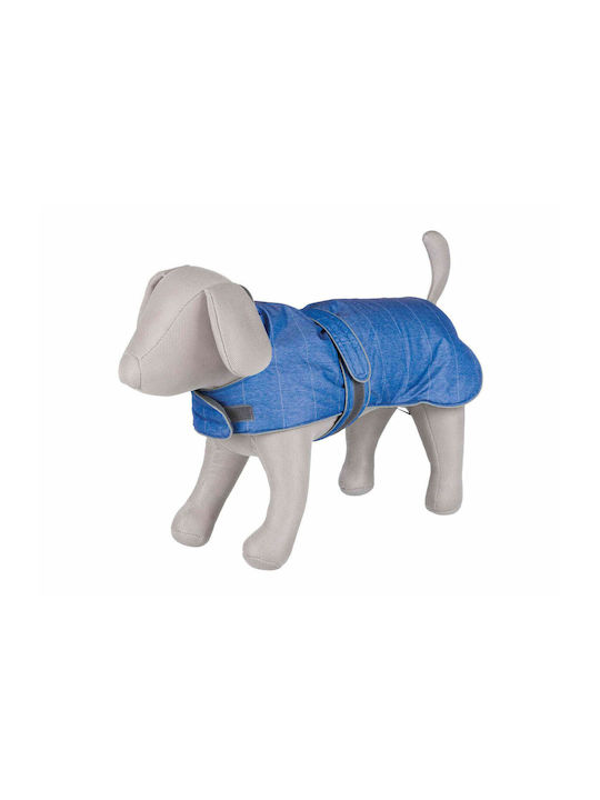 Trixie Blue Waterproof Dog Coat with 55cm Back Length