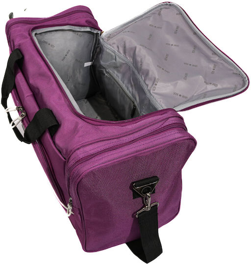 Lamonza Toro Reisetasche Lila Stoff L50xB23xH29cm