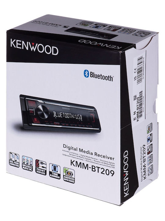 Kenwood Ηχοσύστημα Αυτοκινήτου 1DIN (Bluetooth/USB)
