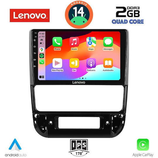 Lenovo Car Audio System for Peugeot 406 1998-2004 (Bluetooth/USB/WiFi/GPS/Apple-Carplay/Android-Auto) with Touch Screen 9"