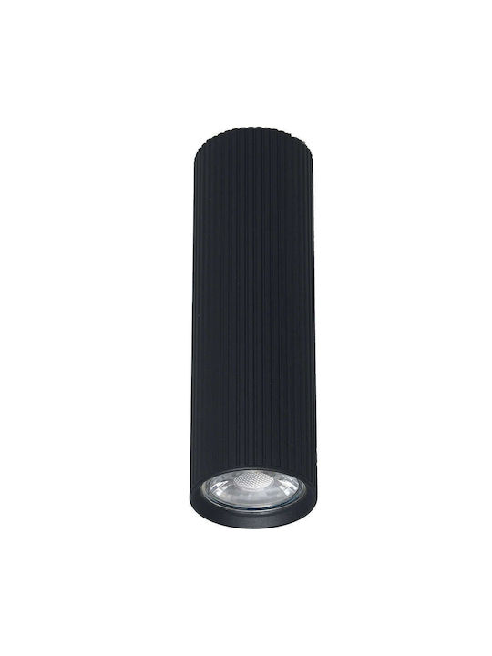 TK Lighting Μοντέρνο Φωτιστικό Τοίχου με Ενσωματωμένο LED και Θερμό Λευκό Φως Μαύρο 8x8x8εκ.