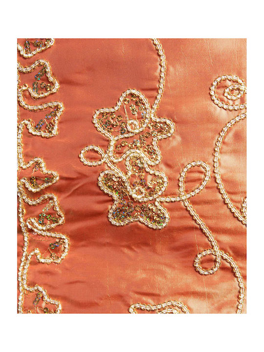 Silk Fashion Runner 7710 Orange 50x210cm