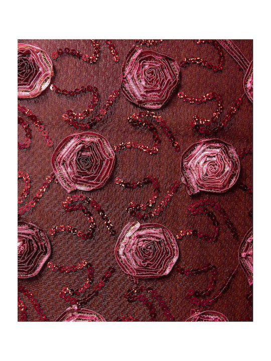 Silk Fashion Кариран 264-1 Бордо 50x200бр