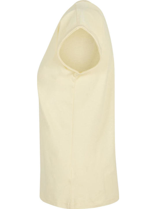 Women's Athletic T-shirt Soft Yellow