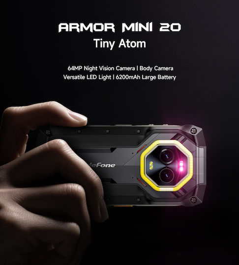 Ulefone Armor Mini 20 Dual SIM (8/256GB) Ανθεκτικό Smartphone Μαύρο