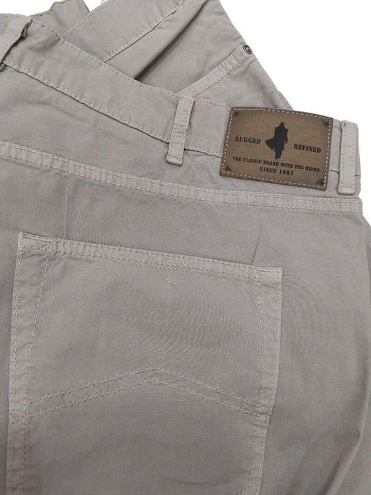 Hose Chino Elastisch Grey Light