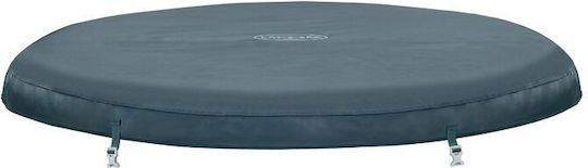 Lay-Z-Spa Miami EnergySense AirJet Rundes Schwimmbecken 795l Aufblasbar mit Hydromassage 196x66cm Dunkelgrün Rund
