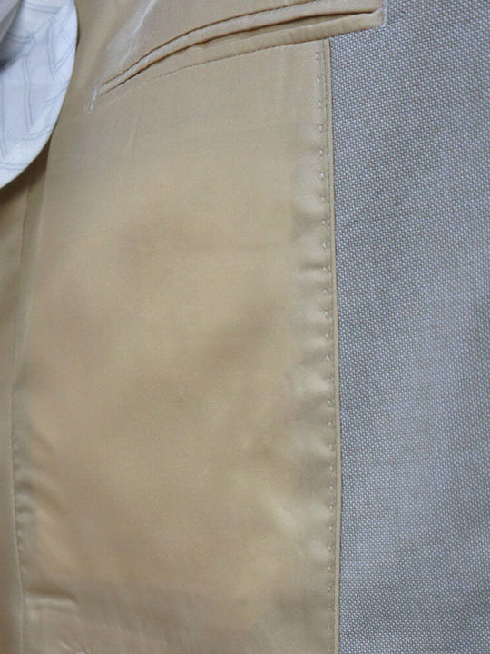 Men's Summer Suit Slim Fit Beige