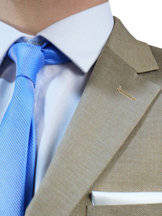 Men's Summer Suit Slim Fit Beige