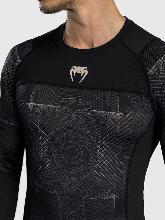 Venum G-fit Long Sleeve Shirt VENUM-05008-617 for Jiu-Jitsu Black