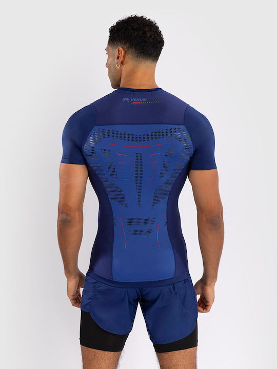 Venum Ανδρική Κοντομάνικη Μπλούζα VENUM-05360-004 για Jiu-Jitsu Μπλε