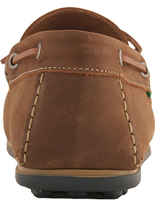 Leder Herren Mokassins in Braun Farbe