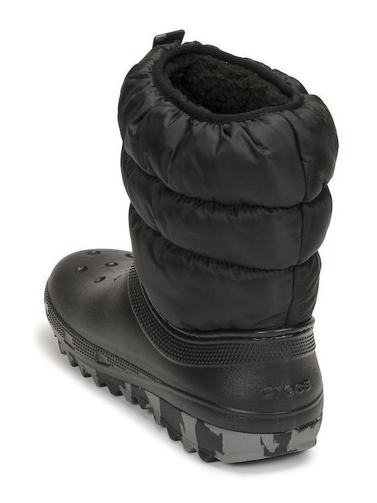 Classic Neo Puff Kinder-Schneestiefel Schwarze