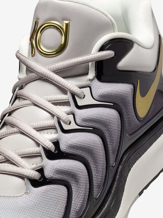 KD17 Low Basketball Shoes White / Black / Game Royal