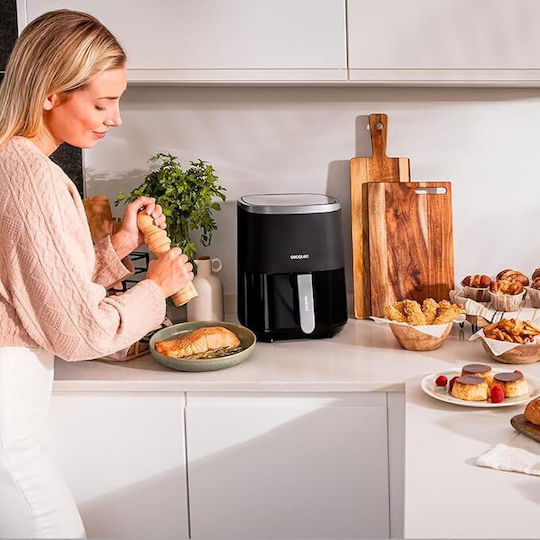 Cecotec Cecofry Fantastik Window 4000 Air Fryer 4lt Μαύρο