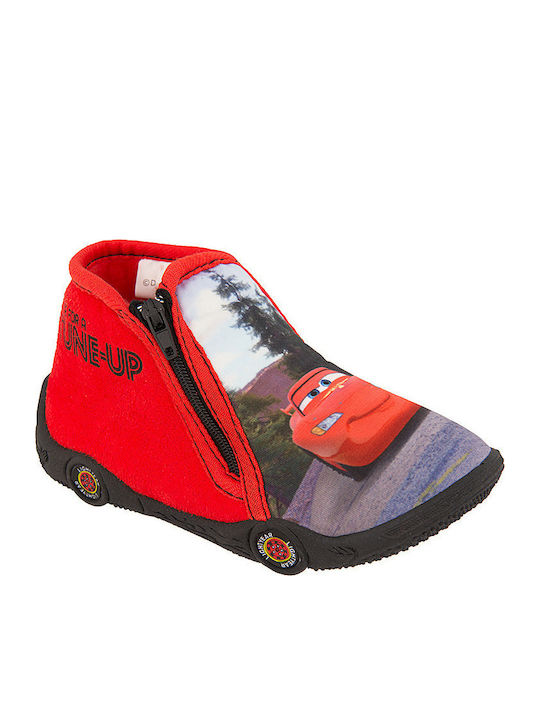 Kids Slippers Boots Black Cars