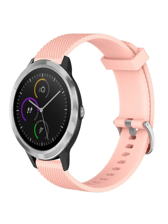 Garmin Venu 2 Plus 20mm Diamond Textured Silicone Band Ροζ