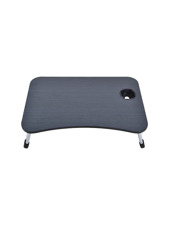 Ankor Wooden Rectangular Bed Tray in Black Color 60x40x26cm 1pcs