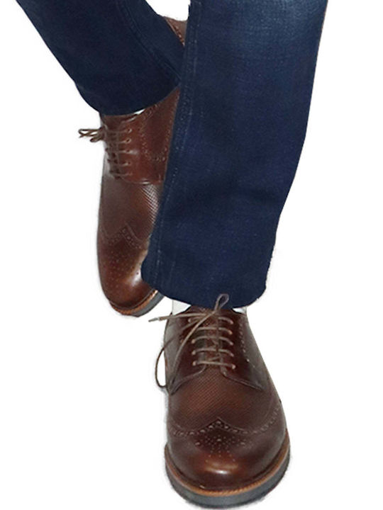 Men's Leather Oxfords Brown