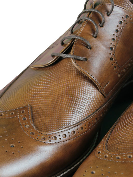 Men's Leather Oxfords Brown
