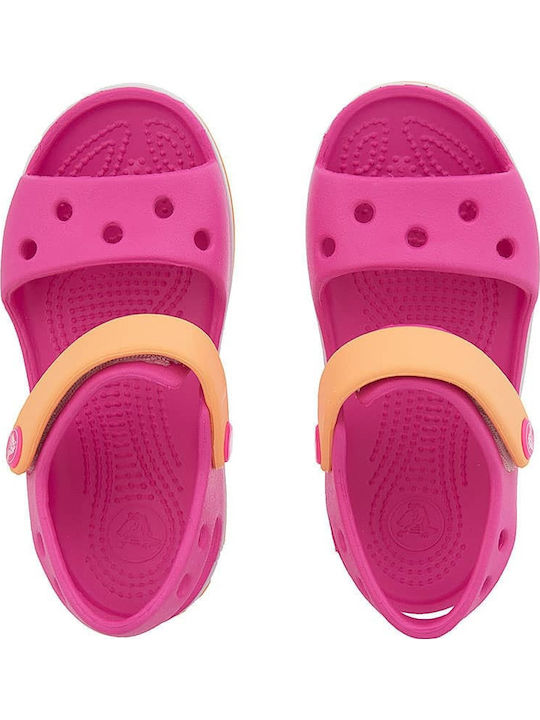 Crocband Sandal Children's Anatomical Beach Shoes Fuchsia
