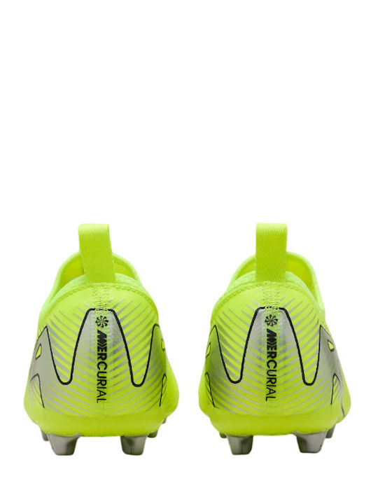 Παιδικά Ποδοσφαιρικά Παπούτσια Jr Zoom Vapor 16 Academy Ag με Τάπες Κίτρινα