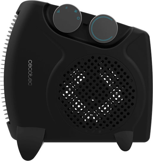 Cecotec ReadyWarm 2000 Max Dual Fan Heater Room Floor Black 2000W